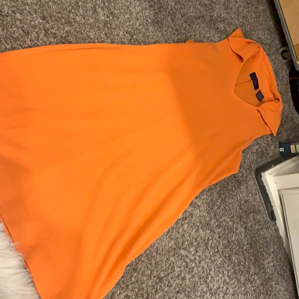 Vintage orange polo dress